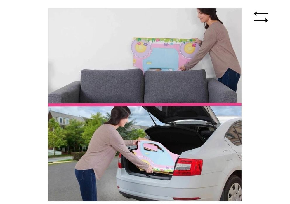 Brinquedo de Montar CONCENTRA Pop2Play Carro Rosa