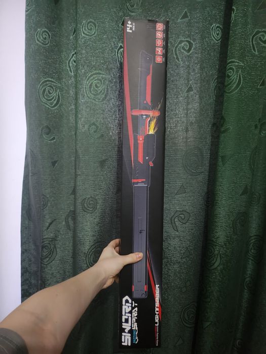 Miecz świetlny LED z efektami iskier