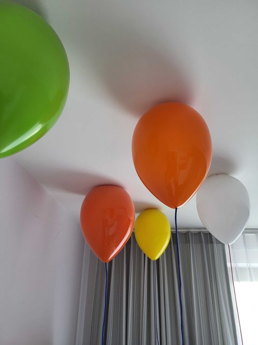 Szklane lampy balony