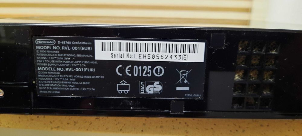 Wii preta como nova chipada