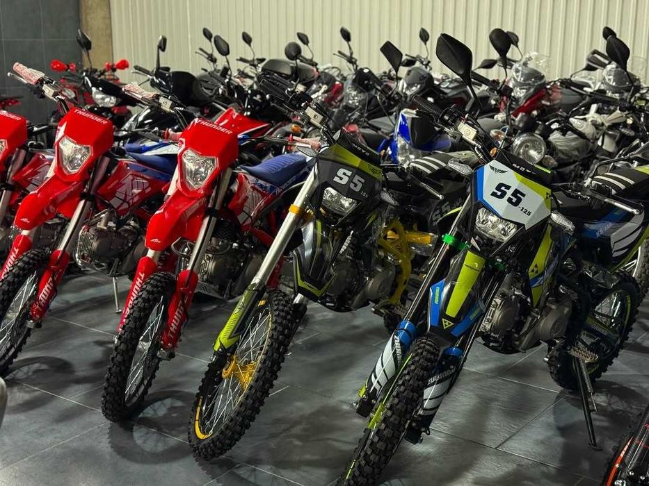 NEW Пітбайки від 49 кубів до 150 Бензинові та Електро Розтрочка 0%