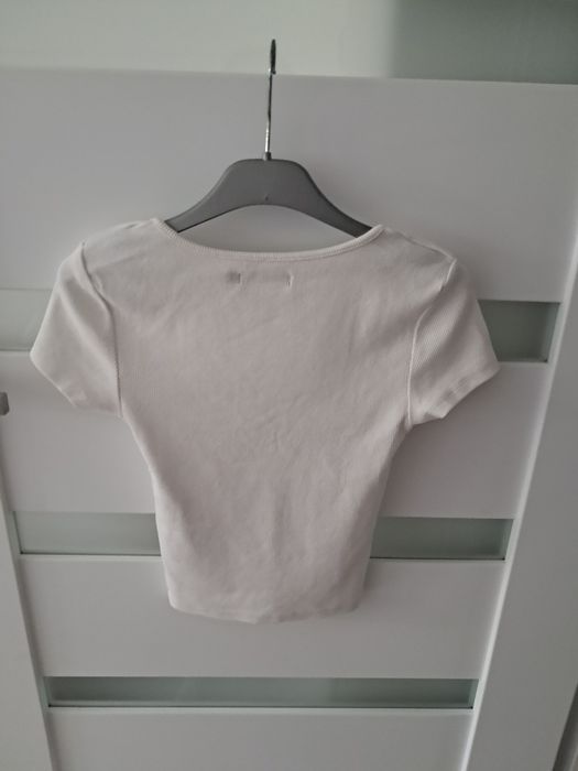 Krótki biały tshirt BIK Bok
