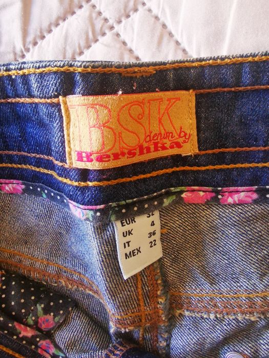 Calções de Ganga Bershka Tamanho 32