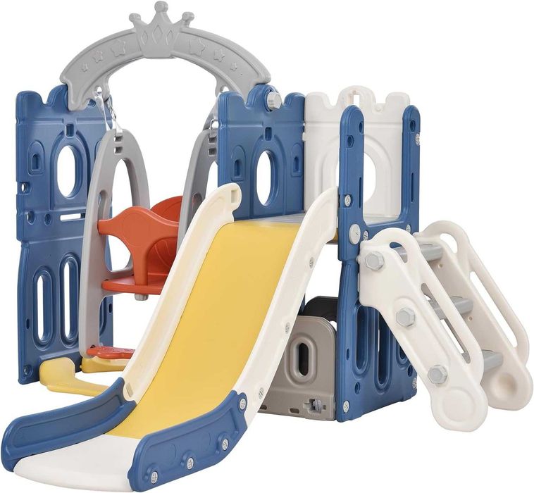 Parque infantil escorrega, baloiço, cesto e armazenamento ENVIO GRÁTIS