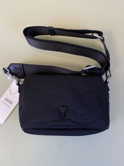 Ami Paris Messenger Nylon Small Bag Unisex