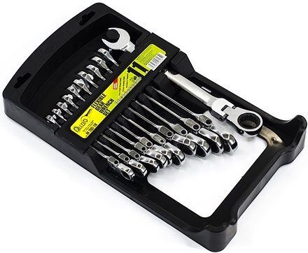 Набор ключей с трещоткой 11 предметов Alloid