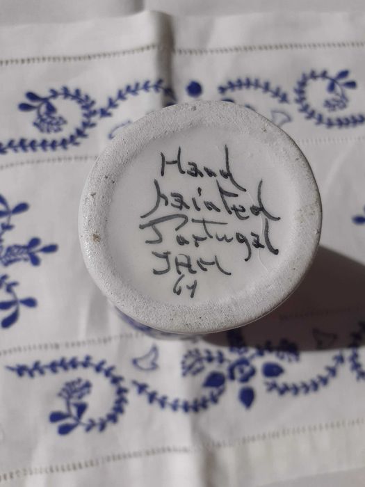 Pote de loiça pintado