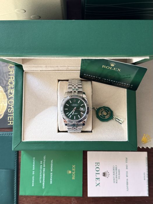 Rolex Datejust Mostrador Verde