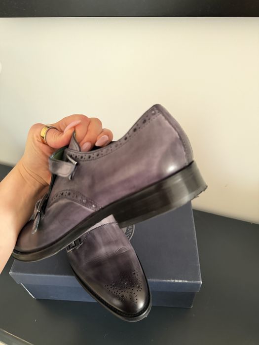 Італійські чоловічі туфлі, 100% шкіра, преміум бренд, 43 розмір