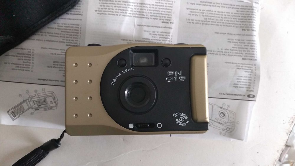 Máquina fotográfica analógica 35mm reutilizável (não descartável), NOVA.