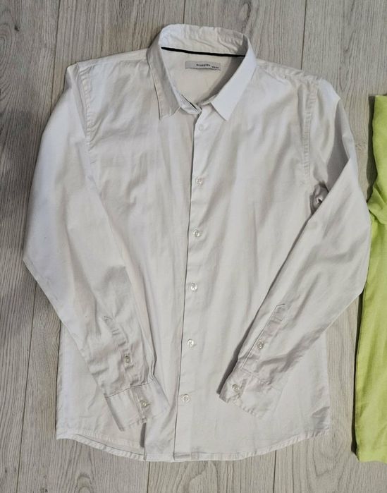 Biała koszula Reserved r. 158 + gratis druga