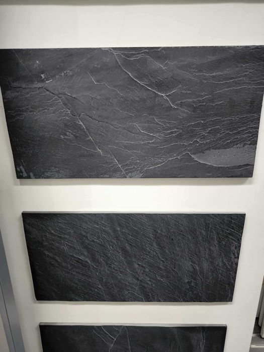 Płytki Łupek Black Slate Naturalne