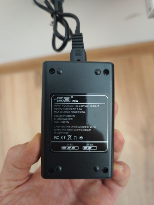 Ładowarka LiPo iMaxRC B3 20W | 2S 7.4V / 3S 11.1V | Sprawna