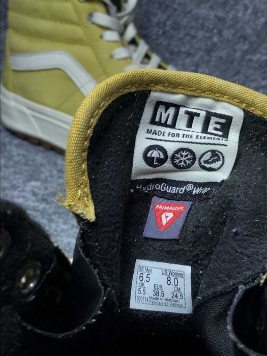 Жіночі зимові кеди VANS MTE 1 Sk8-Hi 38.5(24.5см) WATERPROOF -Утеплені