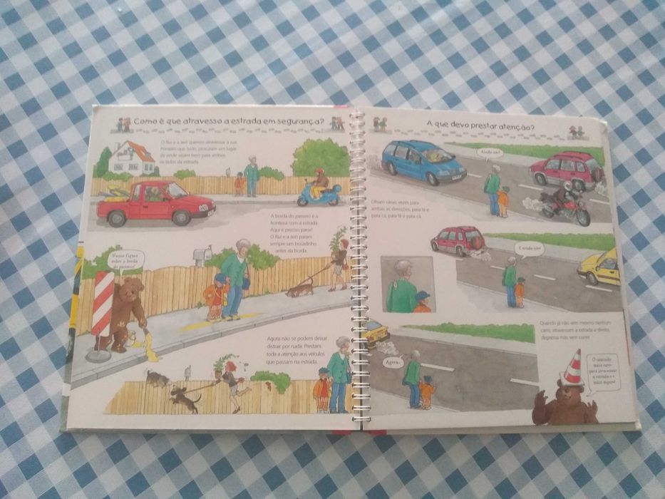 Livro infantil Segurança na Estrada, como NOVO!