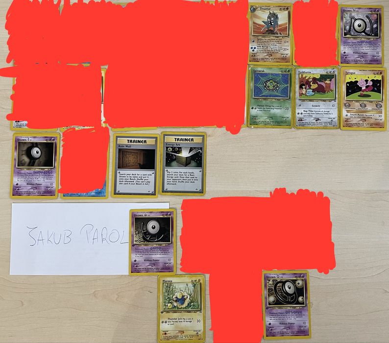 Karty pokemon Neo, EX, Diamond & Pearl, promo