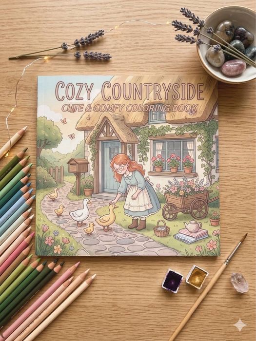 Розмальовка Cozy Countryside