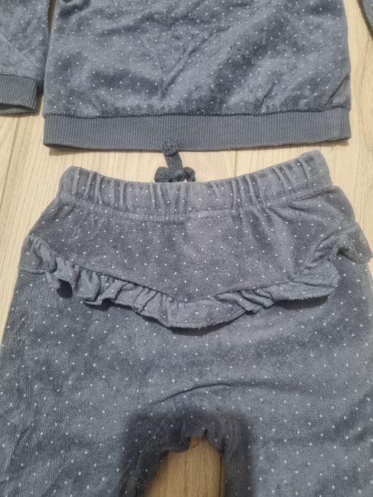 Dres welurowy dla dziewczynki 86