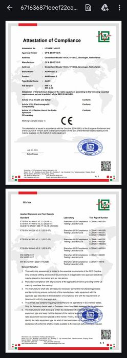 AAWireless TWO Адаптер для бездротового підключення Android Auto