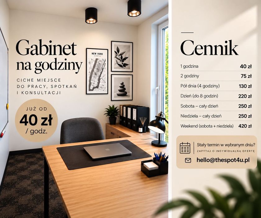 Gabinet do wynajęcia