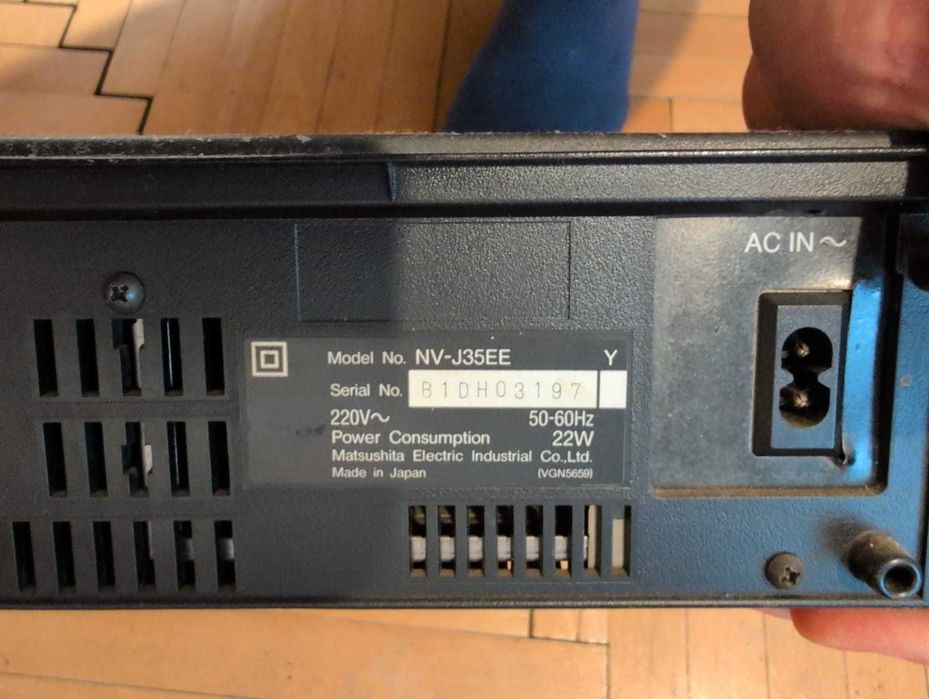PANASONIC NV-J35HQ – Legendarny Magnetowid VHS | 4 Głowice | Made in Japan
