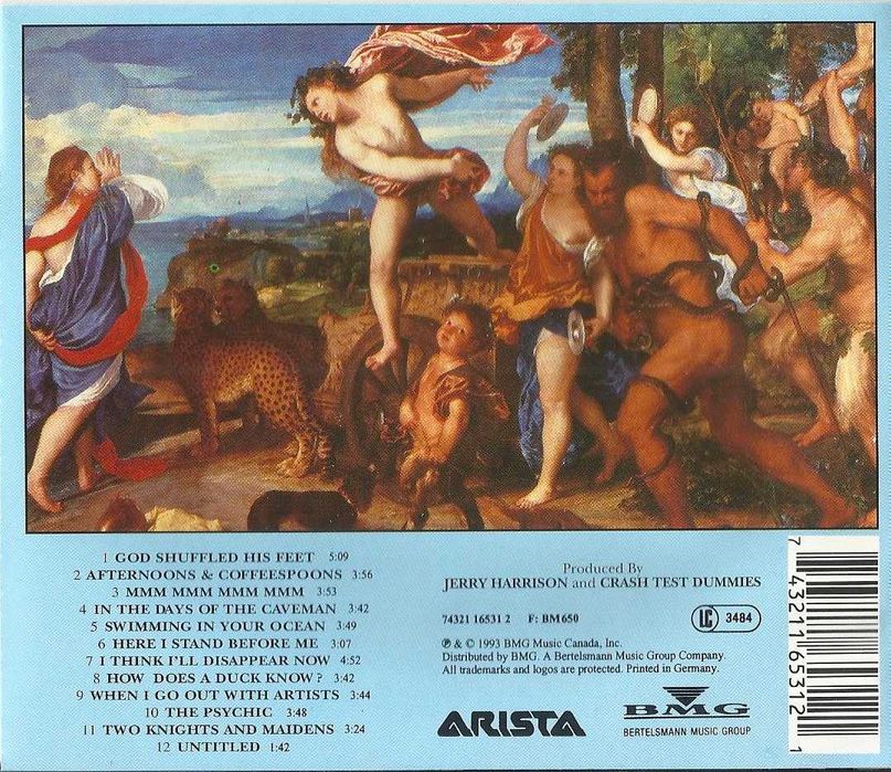 Crash Test Dummies - God Shuffled His Feet