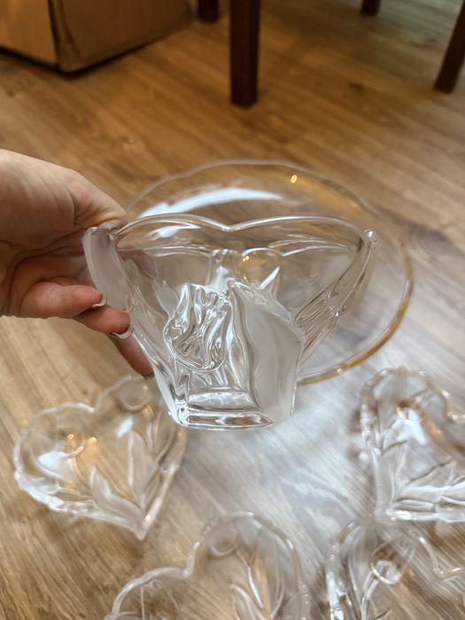 Zastawa stolowa, szklana, nowa