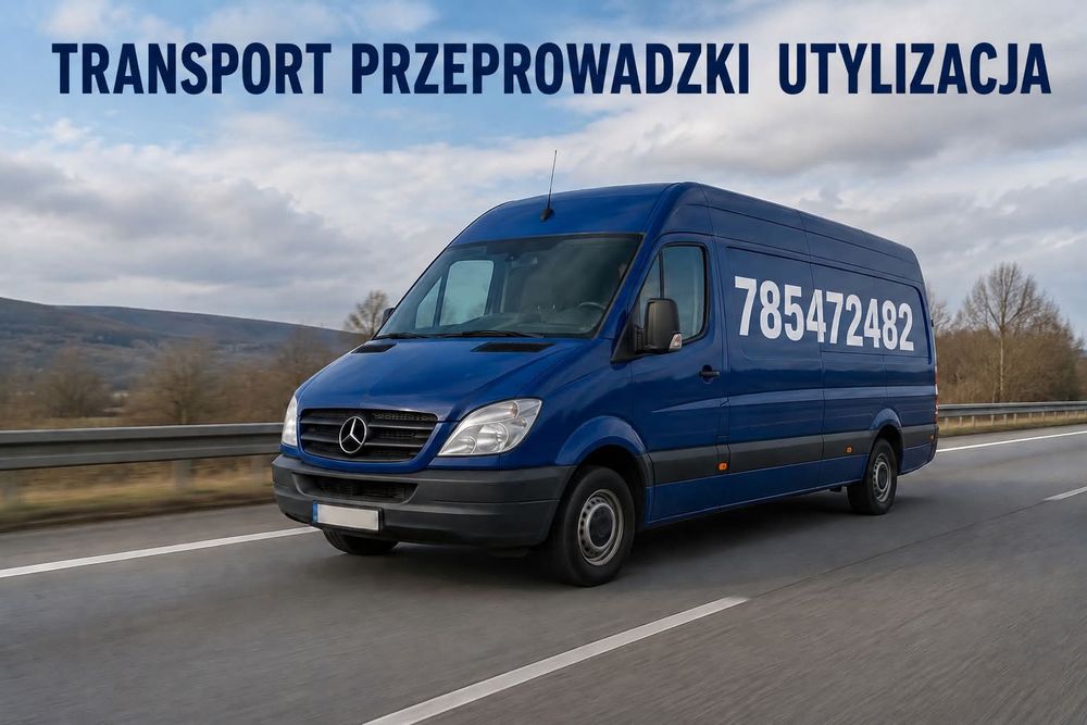 Transport  PRZEPROWADZKI UTYLIZACJA