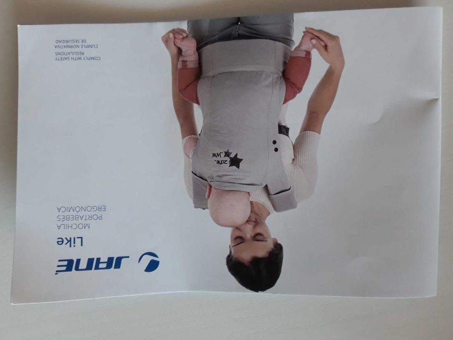 Marsupio Ergonômico Jané Like (Cor: Bison) - Muito Pouco Usado