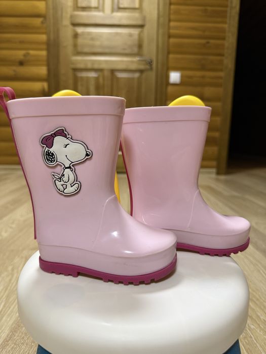 Гумові чоботи/резиновые сапоги Reserved для дівчинки Снупі / Snoopy, р. 20-21 (13 см)