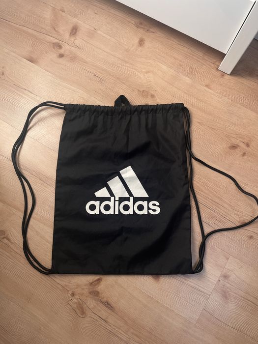 czarny worek Adidas logo plecak trefoil