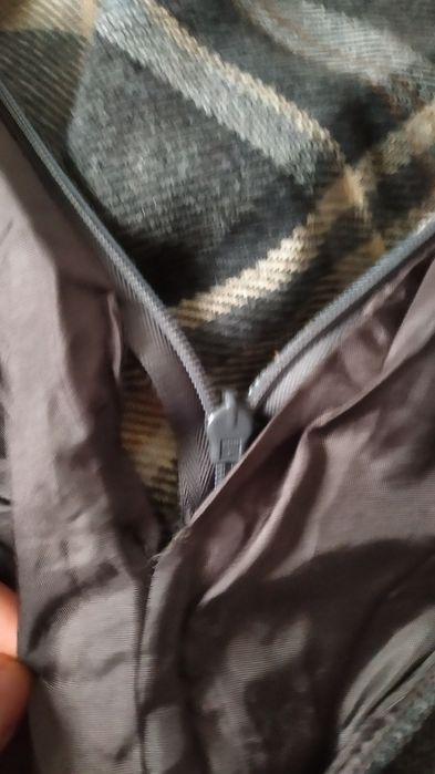 Krótka wełniana spódniczka w kratę S.Oliver