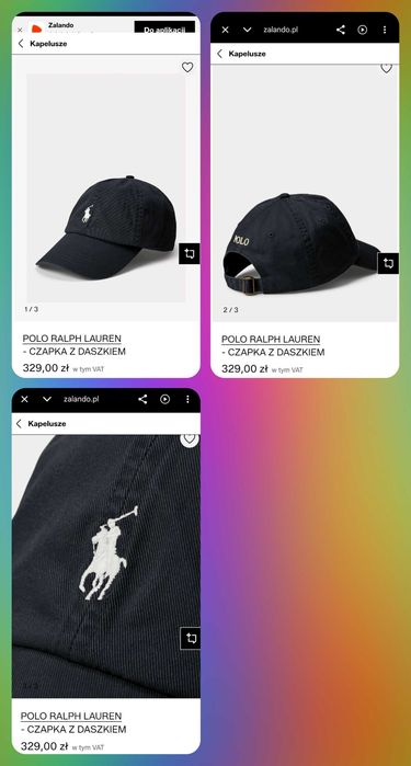 Czapki z daszkiem nowość Polo Ralph Lauren bejsbolowki czapka