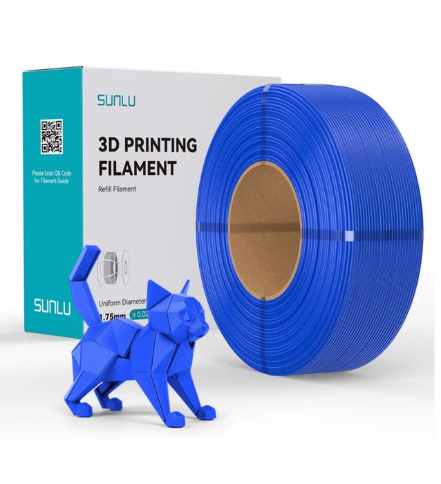 Sunlu PETG рефіл глина, дуб, біла кістка, чорний, сірий, хакі