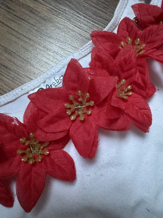 Strój baletowy: paczka romantyczna + body + ozdoba do włosów