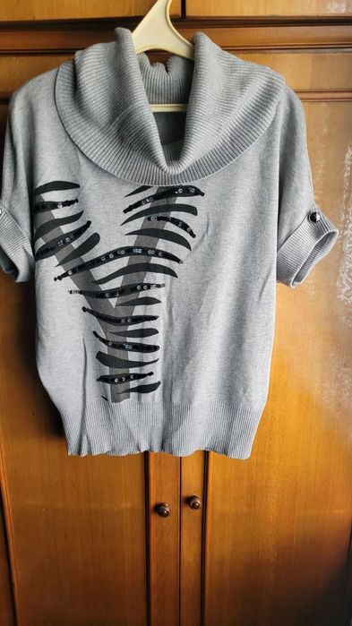 свитерок с коротким рукавом женский