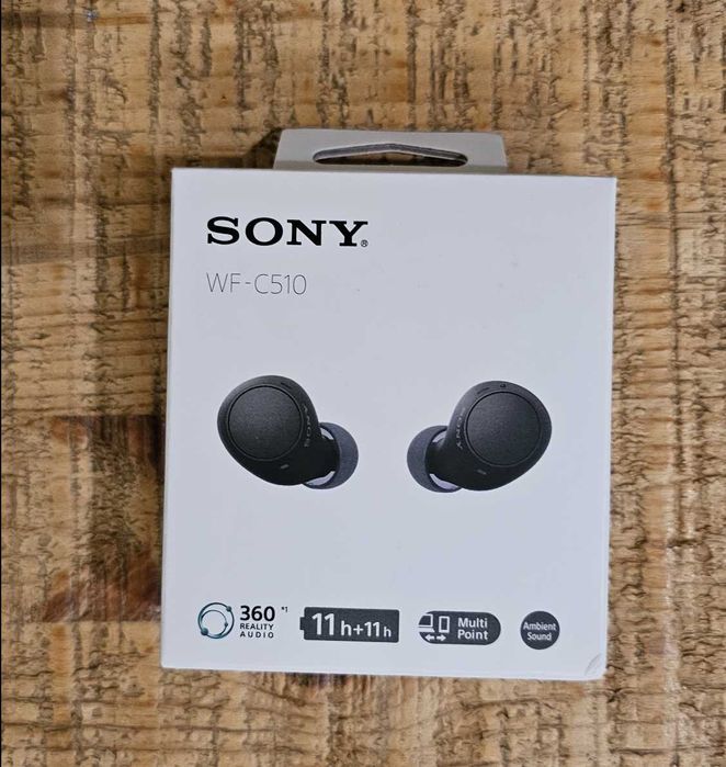 Słuchawki TWS dokanałowe Sony WF-C510 BT5.3 Czarne - Gwarancja!