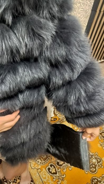 Шуба трансформер мех песца