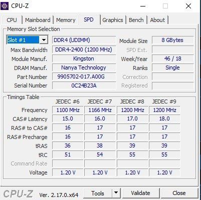 Kingston DDR4 16GB (2×8GB)