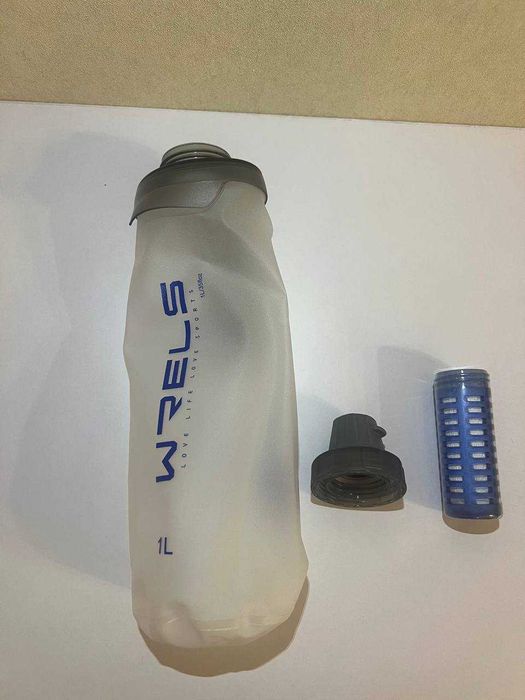 Ультралегкий туристичний фільтр для води WRELS 1000 мл (Soft Flask TPU)