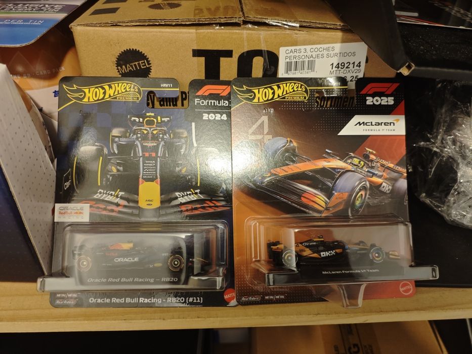 Pack Hot Wheels F1 McLaren e Red Bull