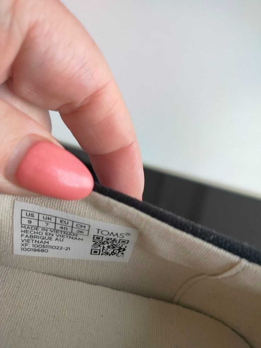 Эспадрильи на платформе Toms alp platform из америки на ногу до 25 см