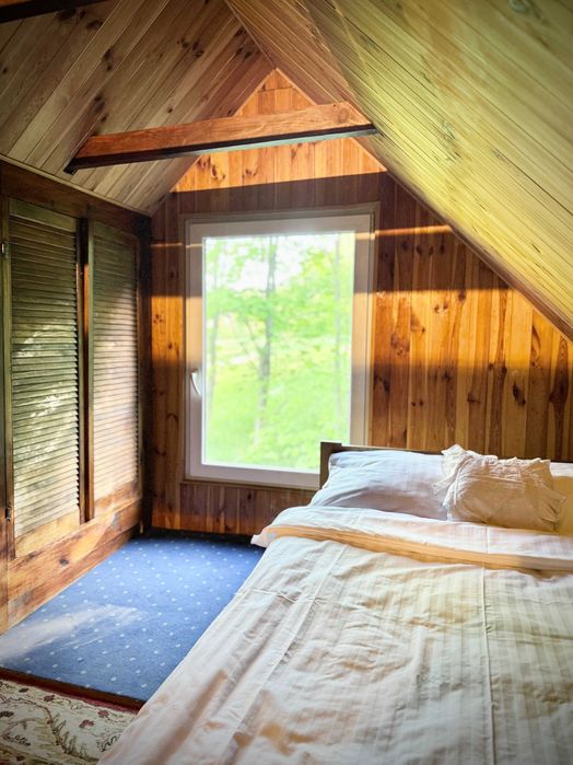 domek nad jeziorem w lesie, cisza, urlop. sauna, łowisko, grzyby,