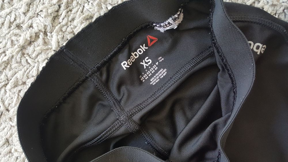 Reebok spodenki kolarki krótkie legginsy getry xs
