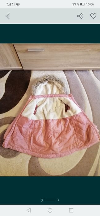 Віддам зимову курточку на дівчинку 134см!