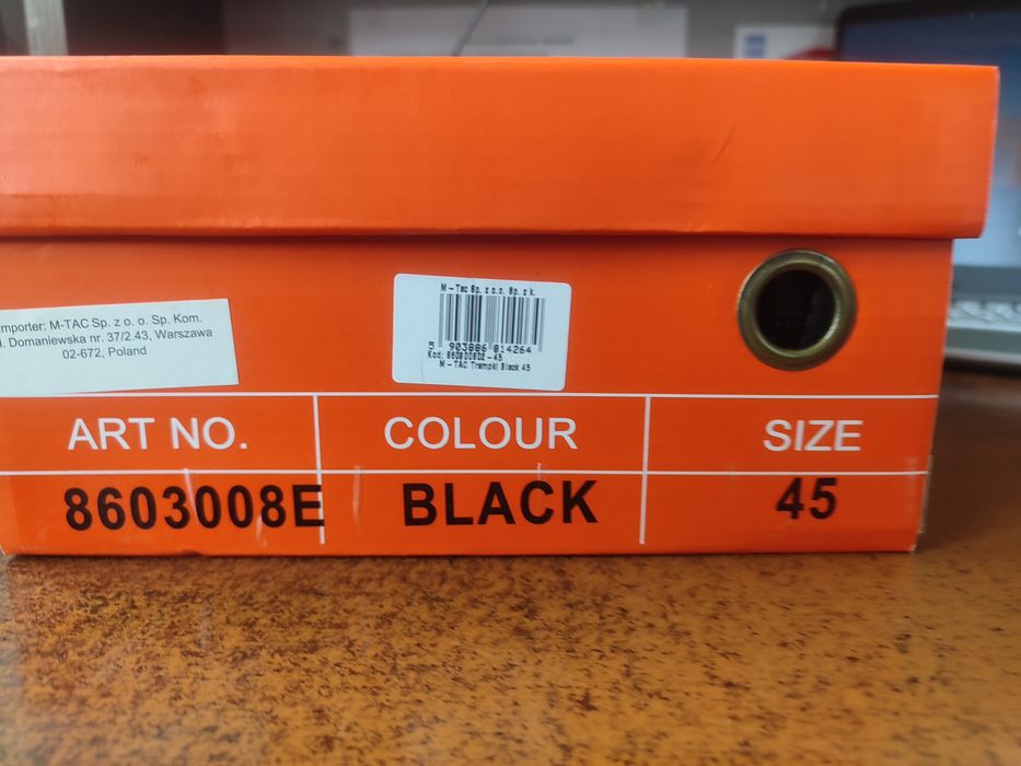 Trampk wojskowe-taktyczne M-TAC czarne