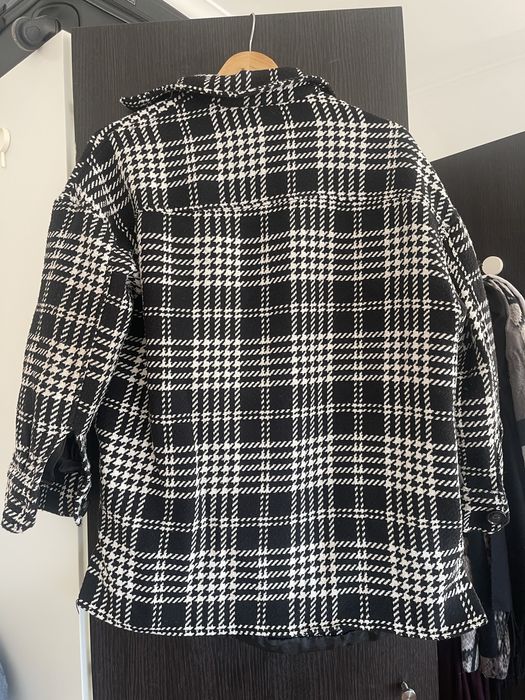 Casaco estilo camisa com padrão