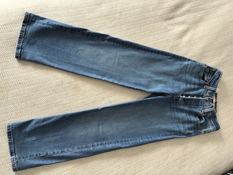 Calças levis ribcage straight ankle