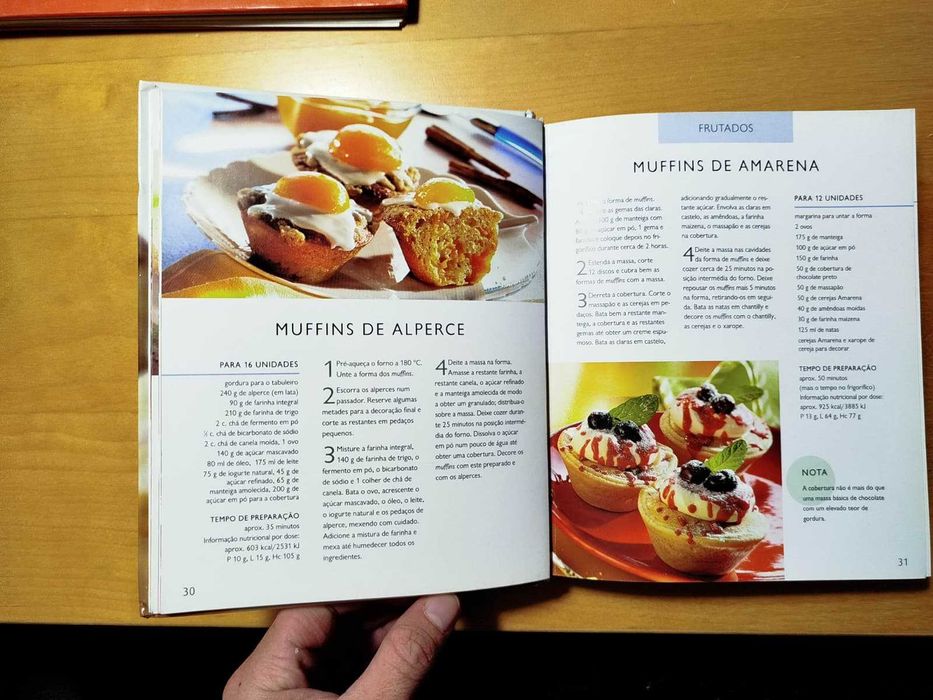 Livro Muffins - Livro de Culinária