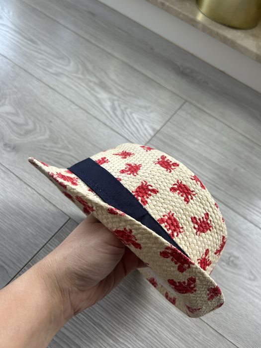 Letni chłopiecy kapelusz słomiany